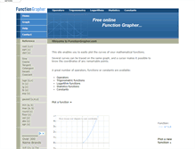 Tablet Screenshot of functiongrapher.com